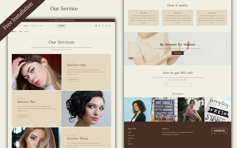 Looker – Beauty Shop Shopify Theme - Features Image 3