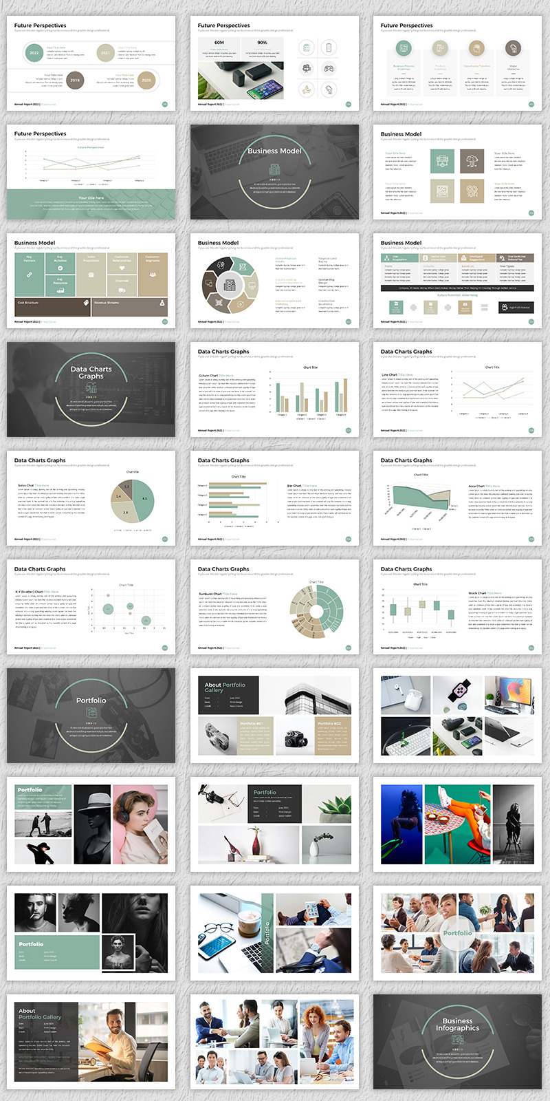 Relazione annuale - modello PowerPoint - Caratteristiche Immagine 4