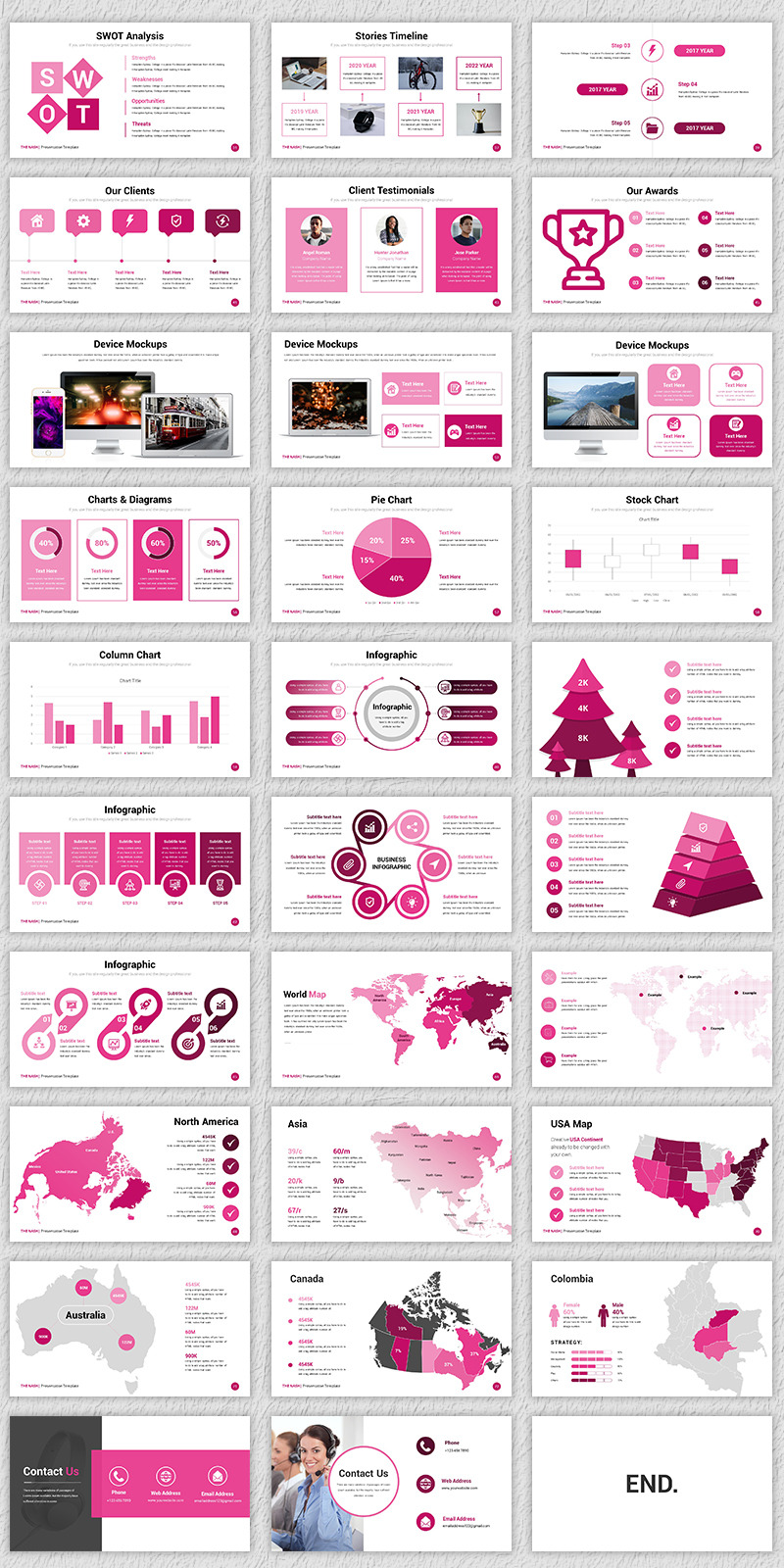 Шаблон Нэша PowerPoint - Features Image 2