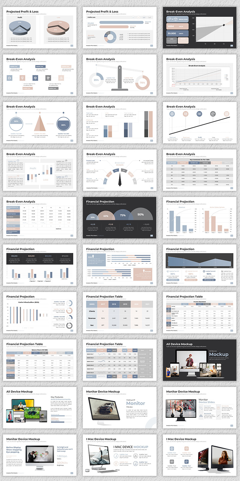 Pitch Deck Presentation Bundle - Features Image 5