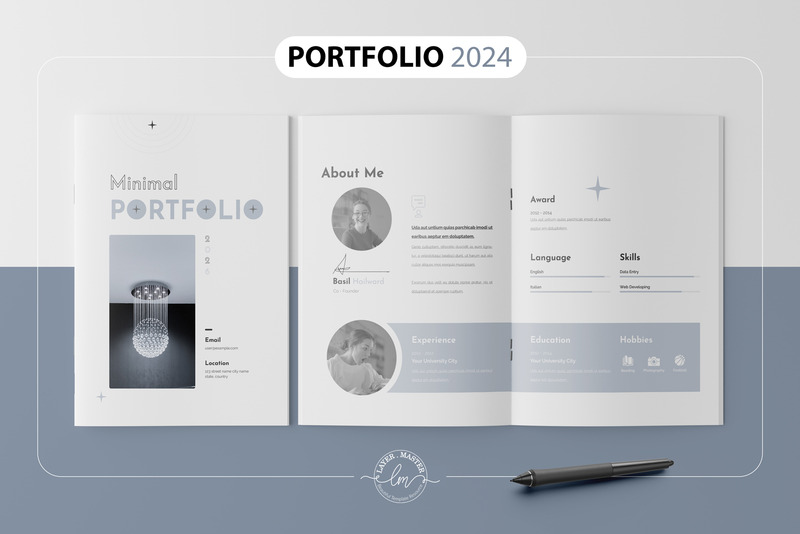 Creative, Modern Portfolio Template #402367 - TemplateMonster