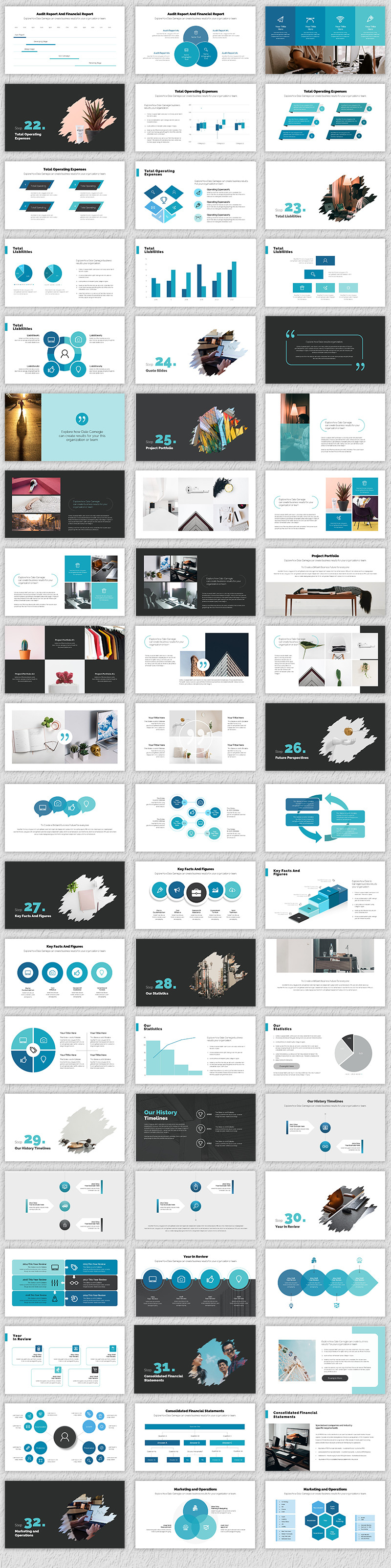 Annual Report Presentation Bundle - Features Image 3
