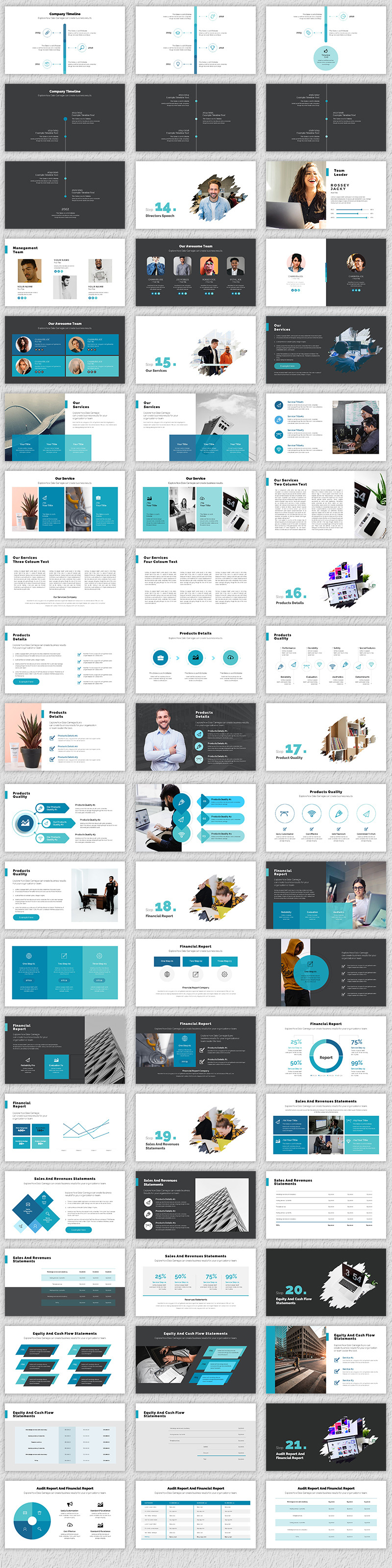 Annual Report Presentation Bundle - Features Image 2