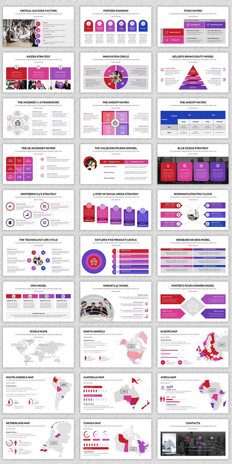 Modello di presentazione di strategia aziendale di Google per la presentazione - Caratteristiche Immagine 2