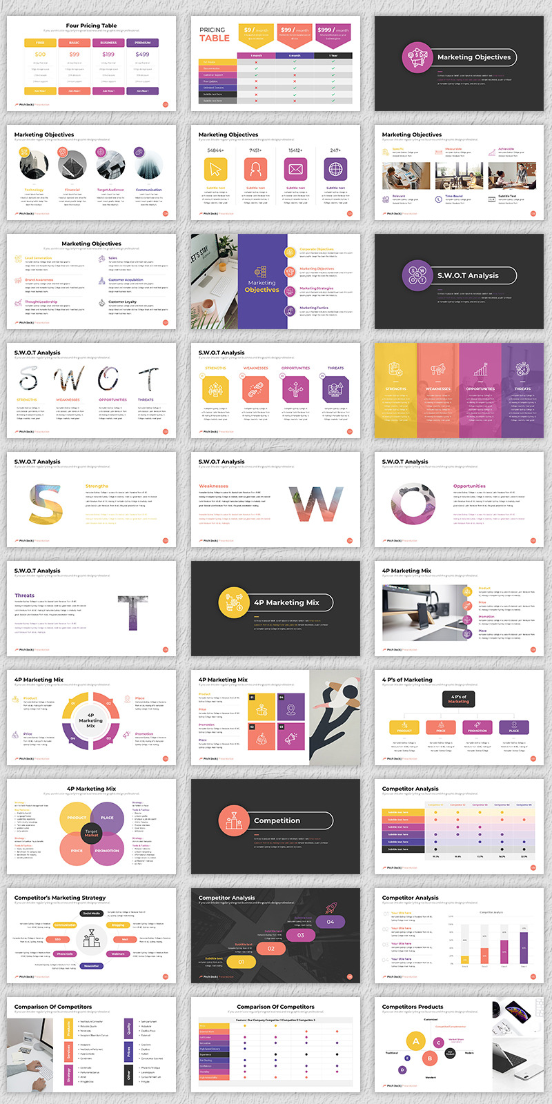 Pitch Deck Google Slides Presentation Template - Features Image 3