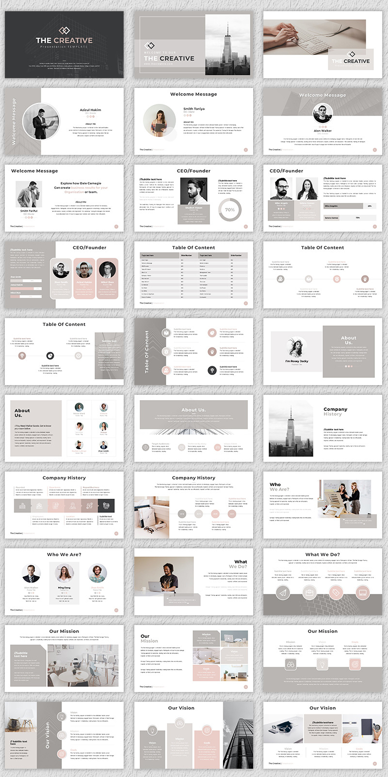 Den kreativa Keynote-mallen - Features Image 1