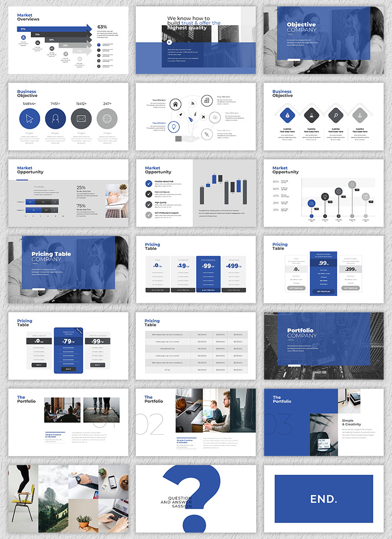 圆形演示文稿 PowerPoint 模板 - Features Image 3