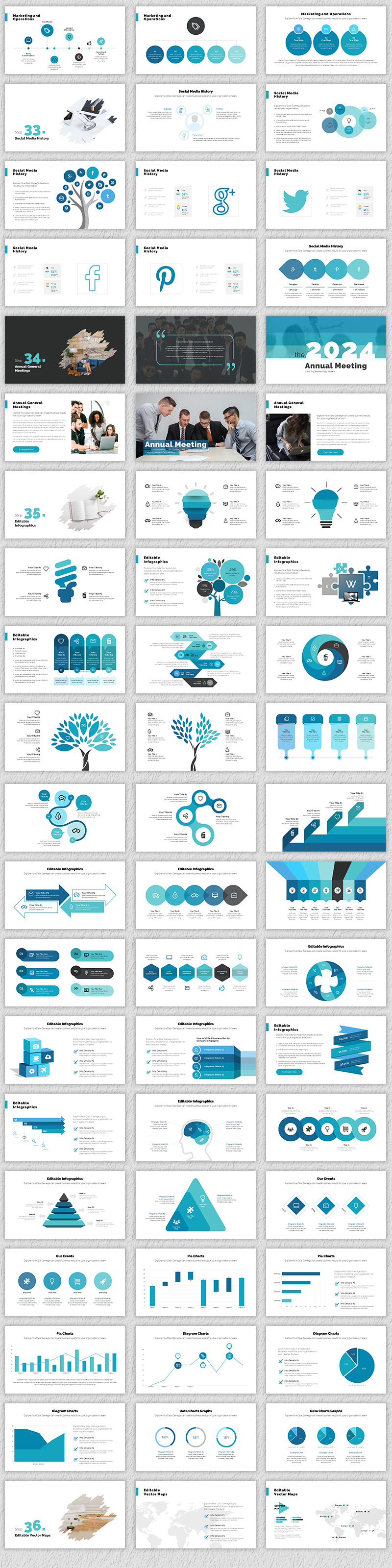 Annual Report Presentation Bundle - Features Image 4