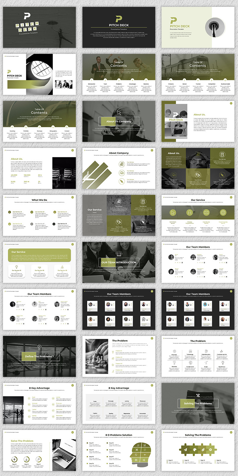 Pitch Deck - Презентация - Шаблон PowerPoint - Features Image 1