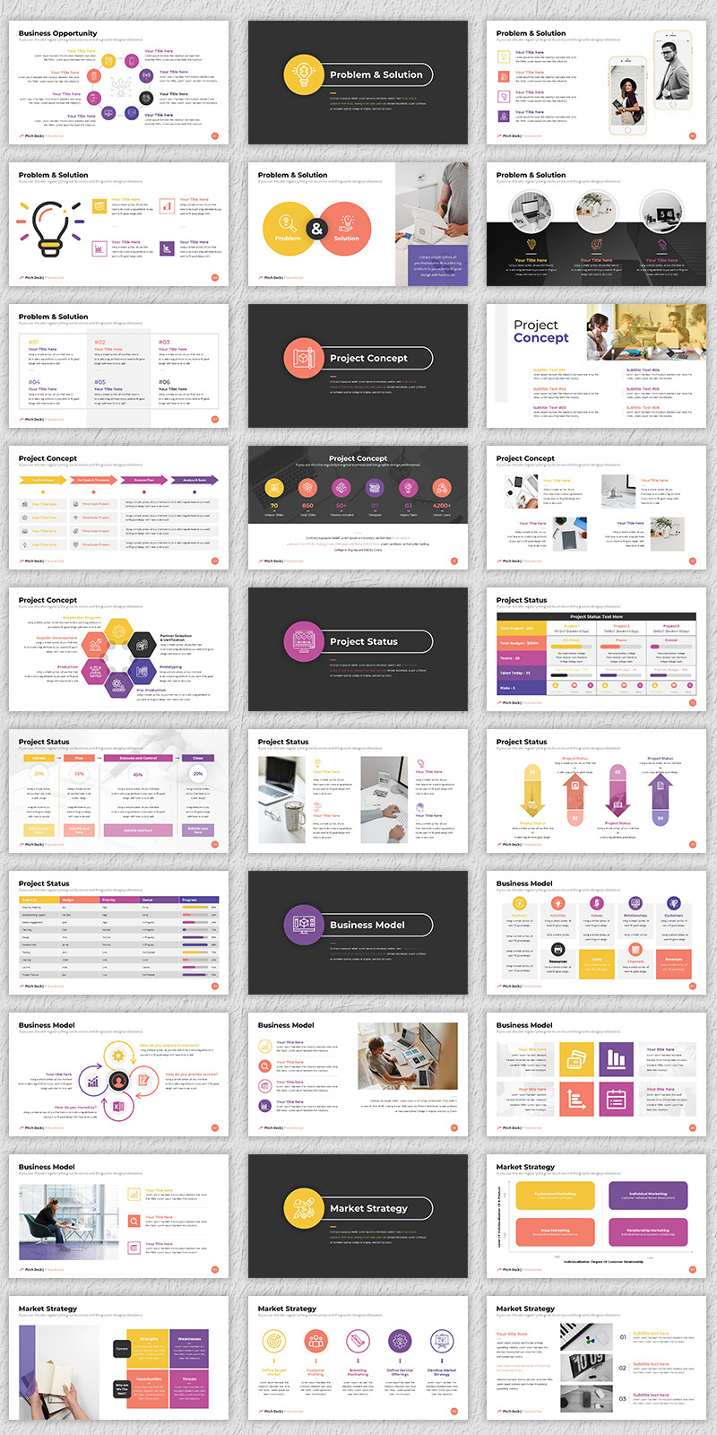 Pitch Deck Google Slides Presentation Template - Features Image 2