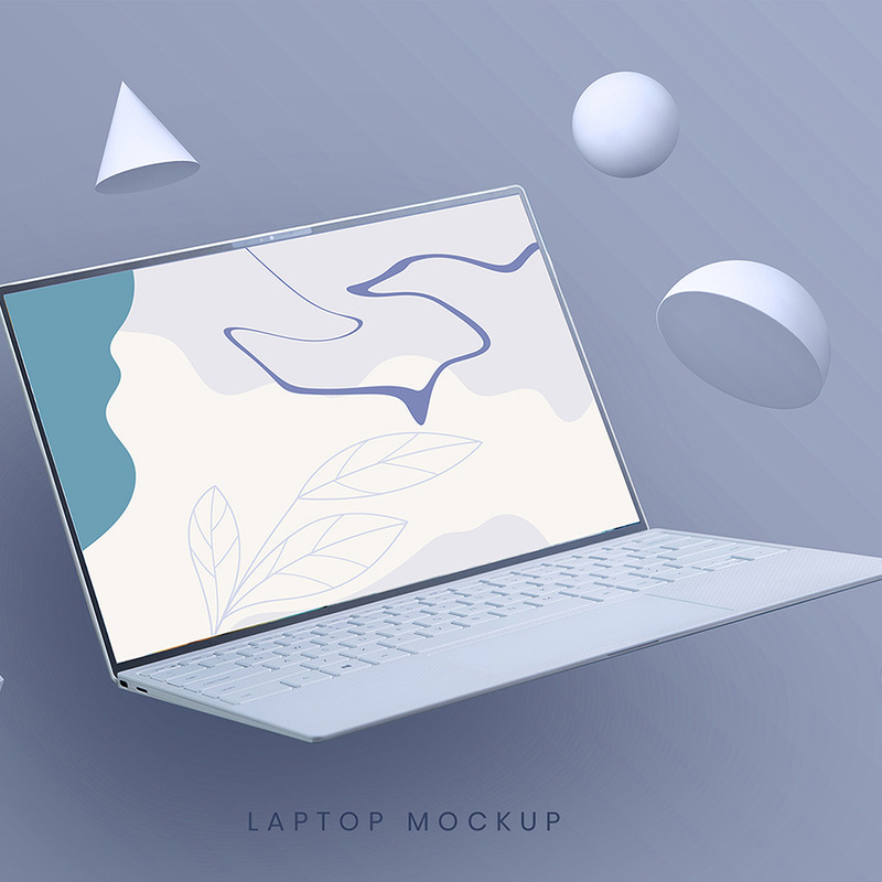 Attraktiv laptop PSD Mockup - Features Image 1