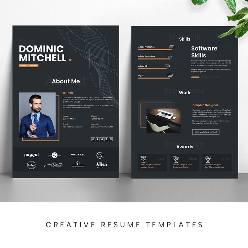 Perfect and Attractive Resume Design - Features Image 1