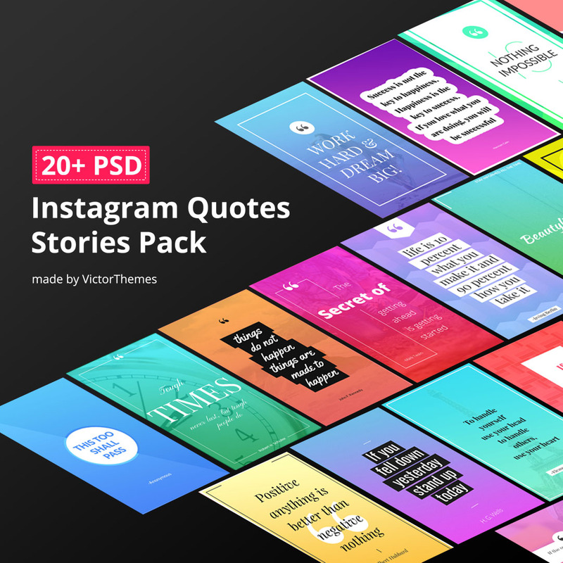 Instagram Quotes Stories Social Media Template - Features Image 1