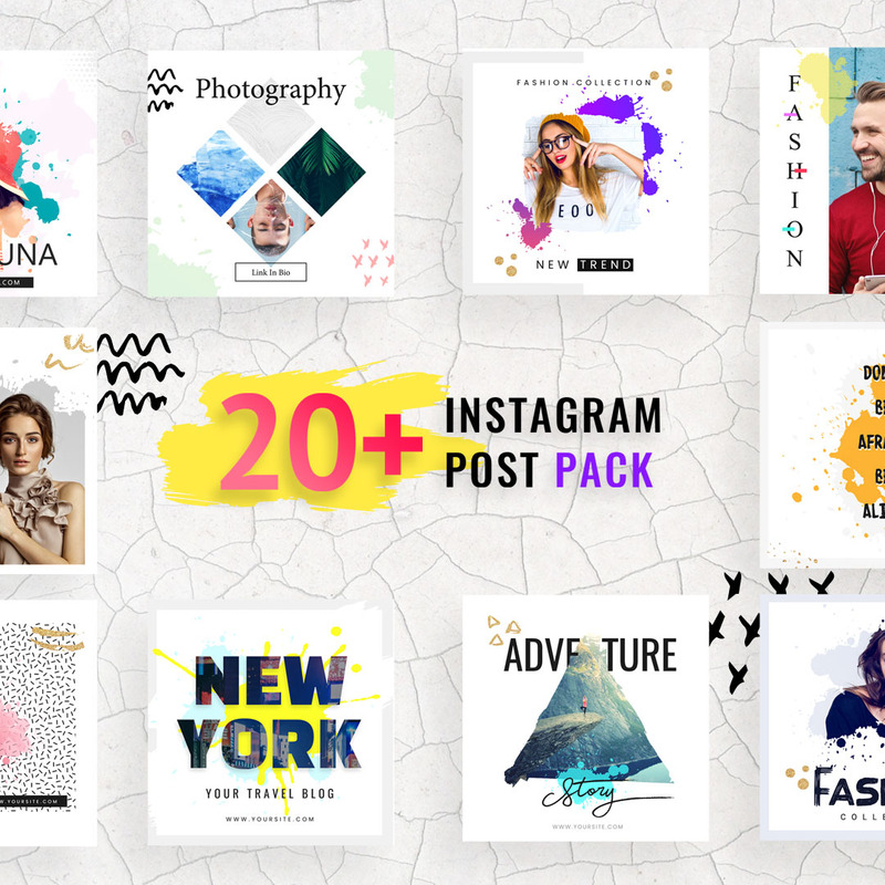 Modèle de médias sociaux de publication Instagram de mode - Caractéristiques de l’image 1