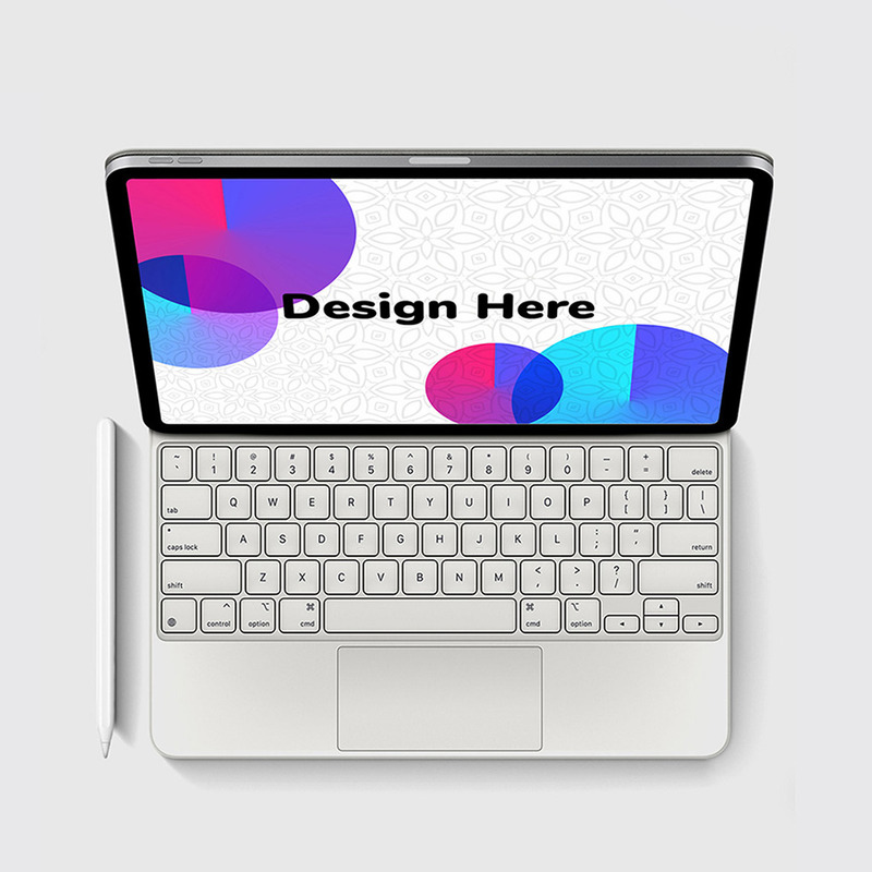 Modello di mockup PSD per tablet - Caratteristiche Immagine 1
