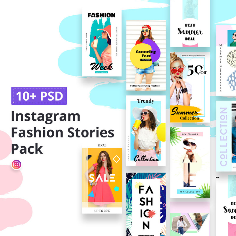 Instagram Fashion Stories Social Media Vorlage - Eigenschaften Bild 1