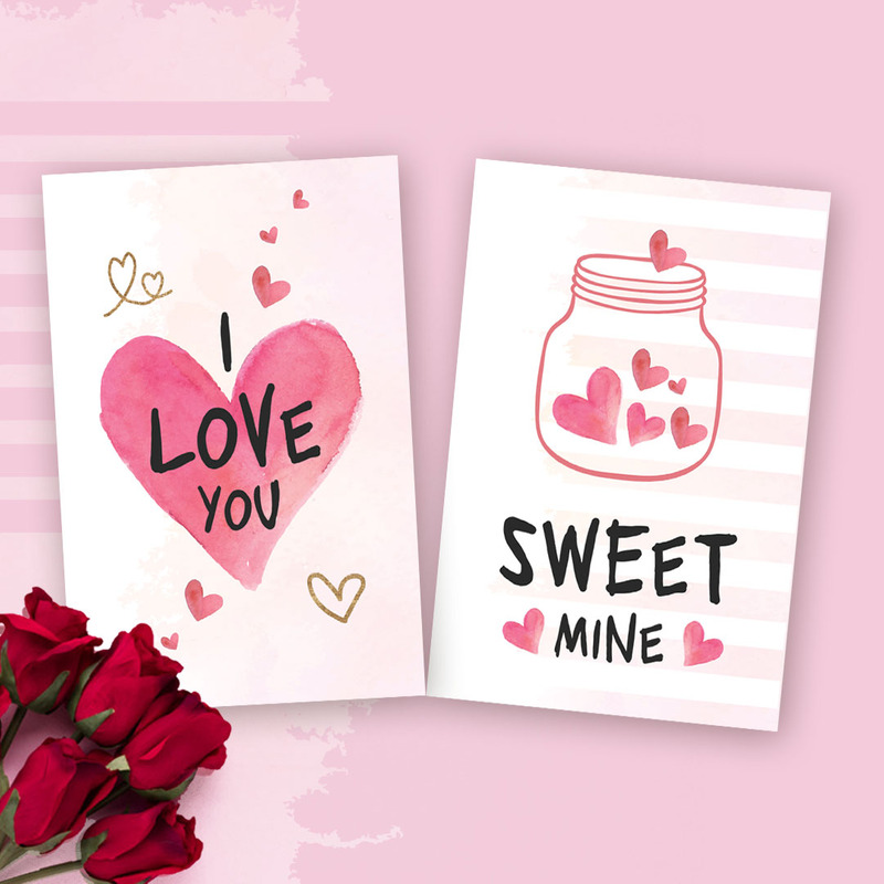 Saint Valentin - modèle d'identité d'entreprise - Caractéristiques de l’image 1