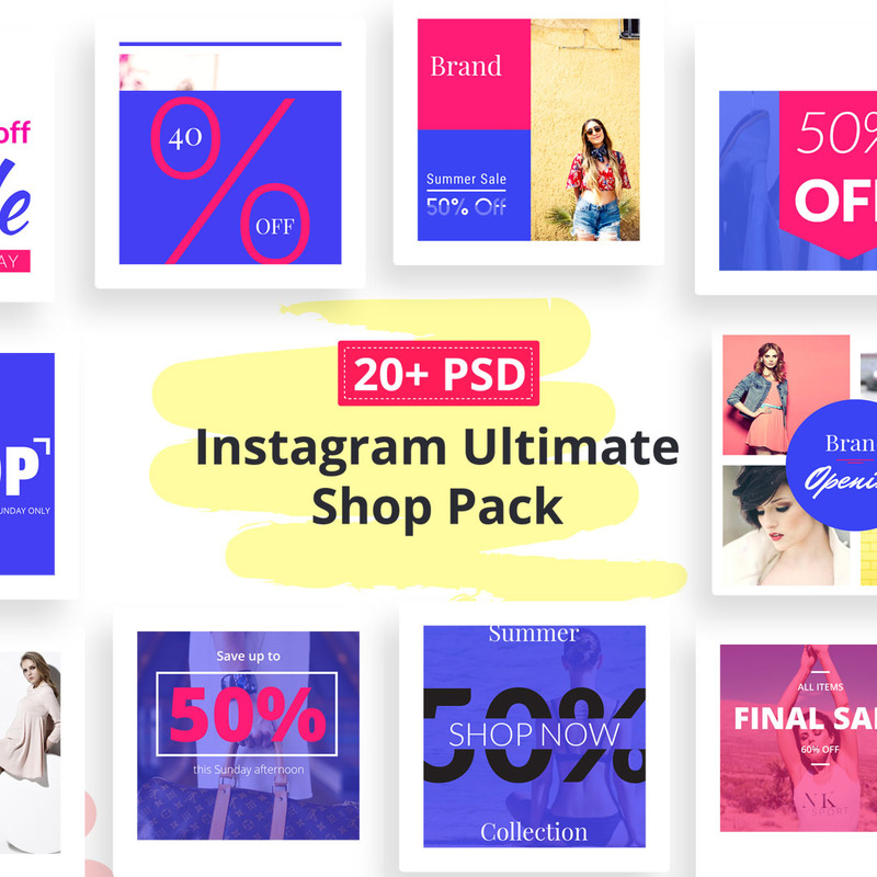 Plantilla de redes sociales de paquete de tienda de Instagram - Características Imagen 1