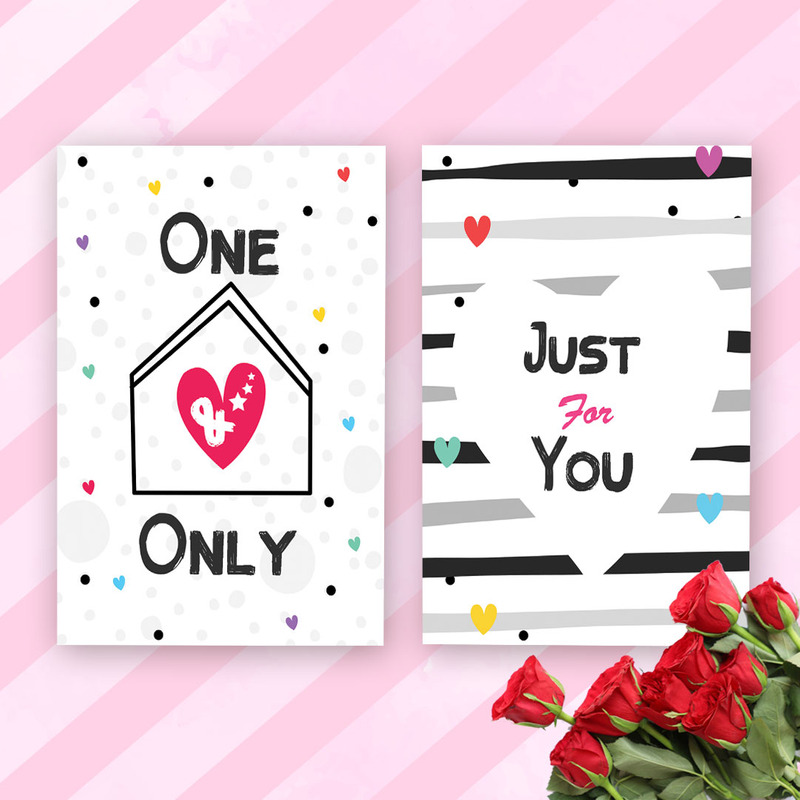 Üdvözlőkártya Valentin-napra - arculat sablon - Features Image 1