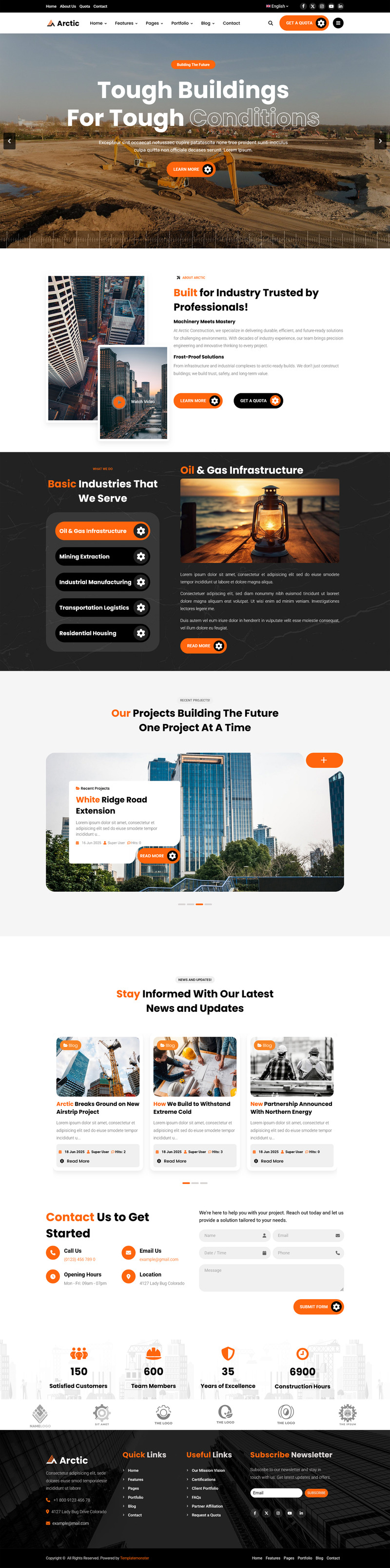 Bedrijfssjabloon voor de Arctische bouwsector - Features Image 1