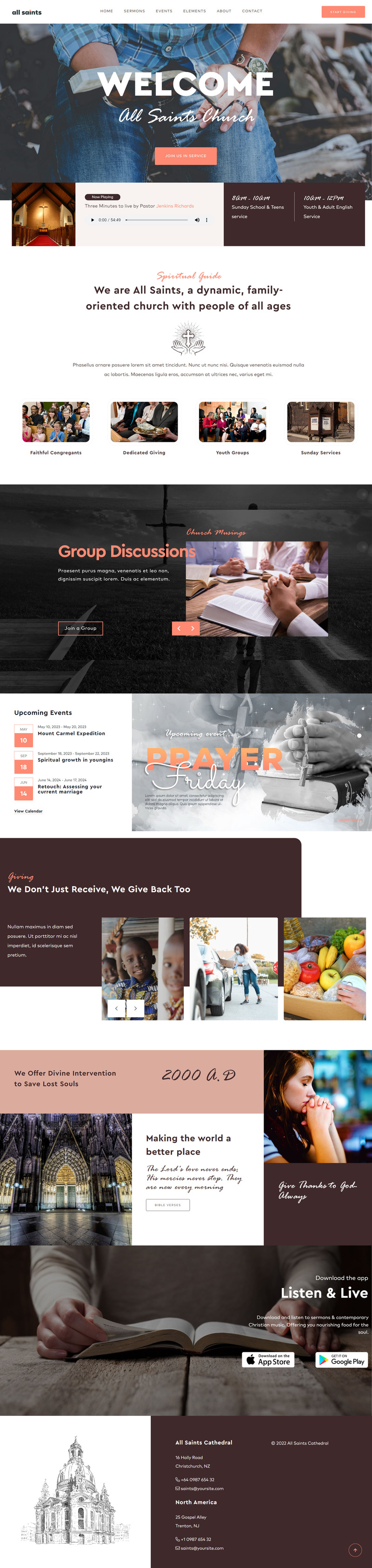 Церква Всіх Святих і Медичний WordPress ім - Features Image 1