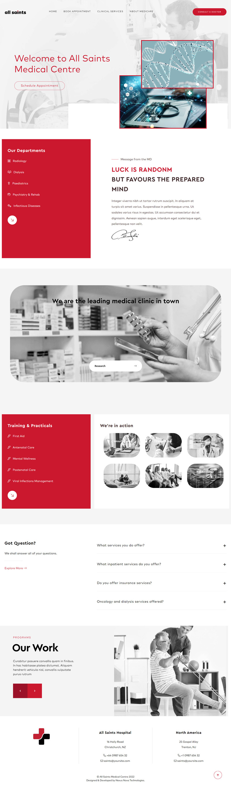 Церква Всіх Святих і Медичний WordPress ім - Features Image 2