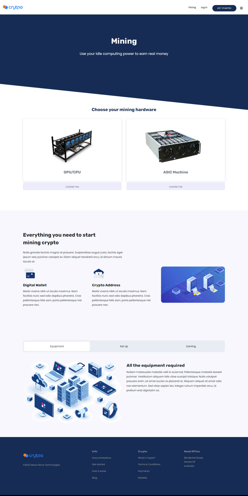 Crypto Cryptocurrency Joomla Template - Features Image 2
