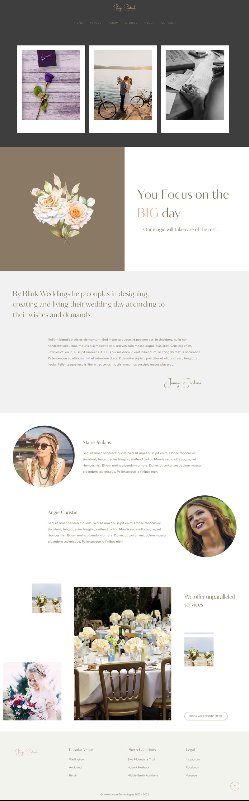 By Blink Wedding WordPress Theme - Features Image 2