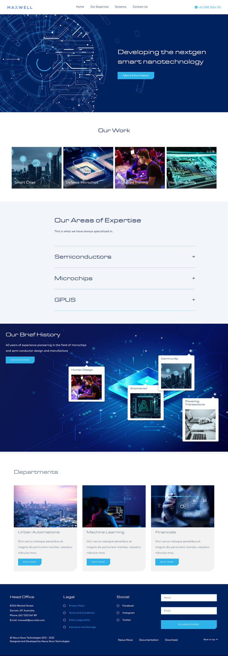 Maxwell Business Joomla Template - Features Image 2