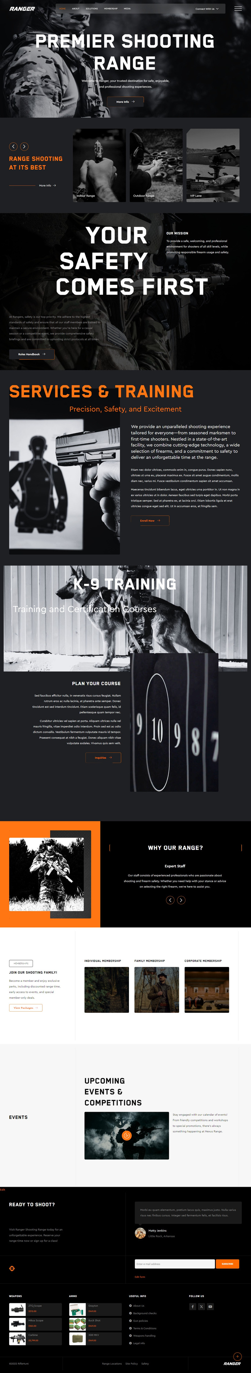 Тема WordPress Woocommerce Rifle Hunt Gun Shop - Features Image 2