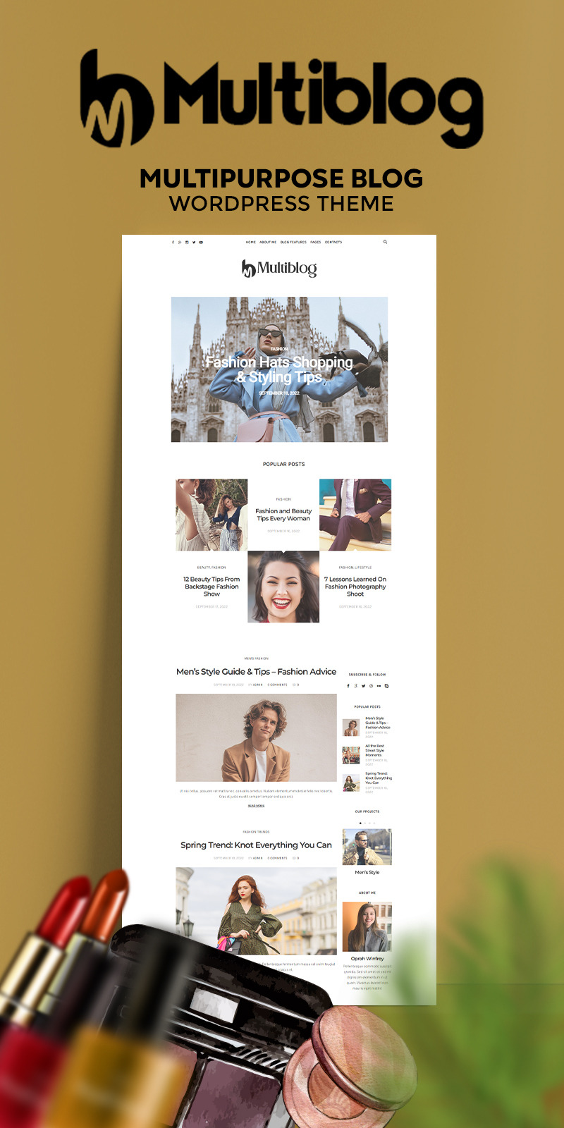 Multiblog – Multipurpose Blog WordPress Theme - Features Image 2
