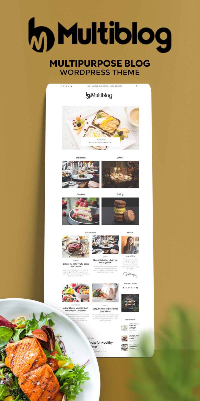 Multiblog – Multipurpose Blog WordPress Theme - Features Image 3
