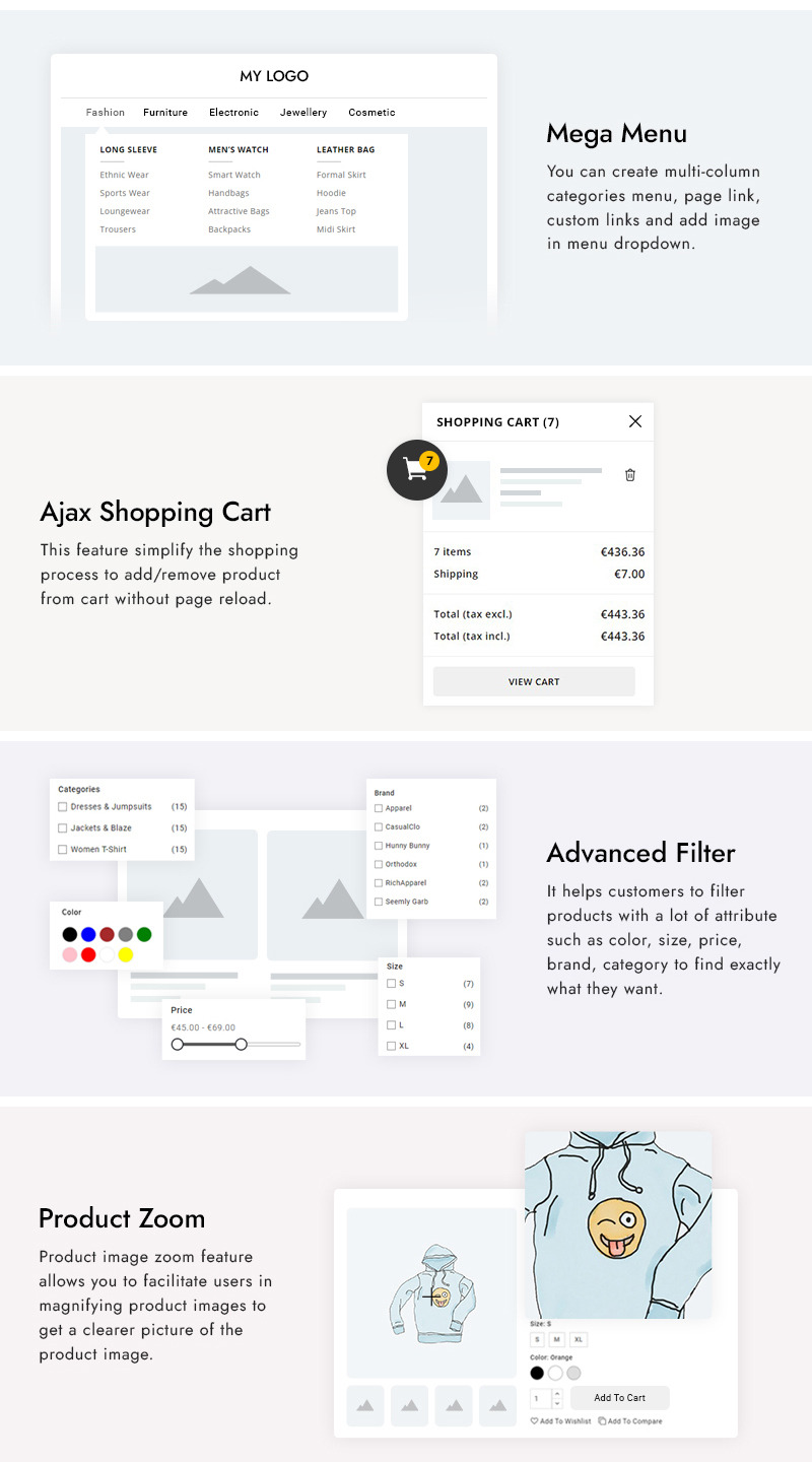 KidsCry - 儿童时装和玩具店 Prestashop 响应式主题 - Features Image 3