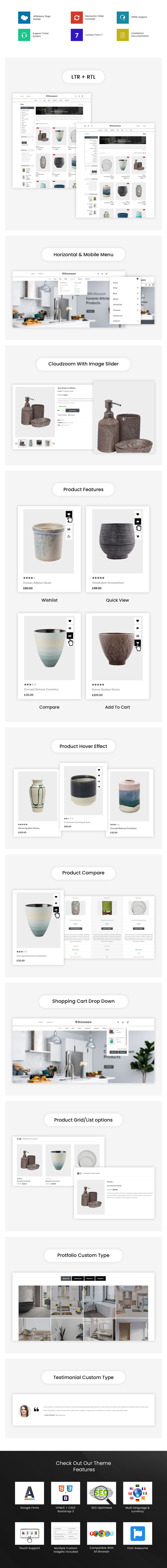 Stoneware - Ceramic Store WooCommerce Theme - Features Image 2
