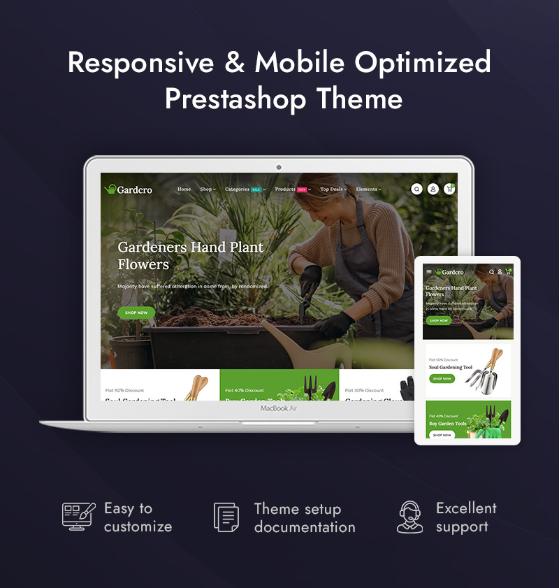Gardcro - Garden Tools Prestashop Responsive Theme - Features Image 1