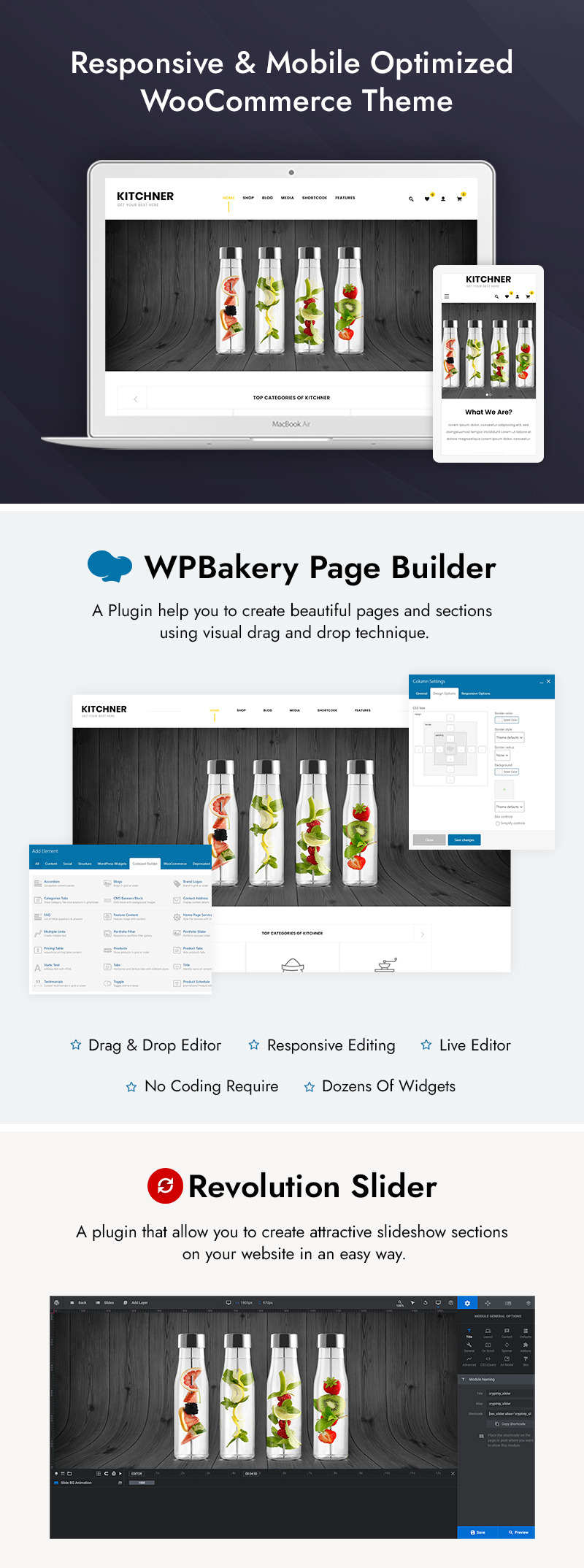 Kitchner - Kitchen Appliances Store WooCommerce Theme - Features Image 1