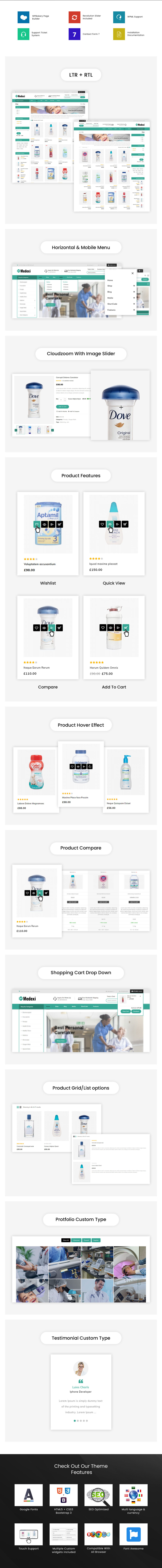 Medexi - Medical Drug Store WooCommerce Theme - Features Image 2