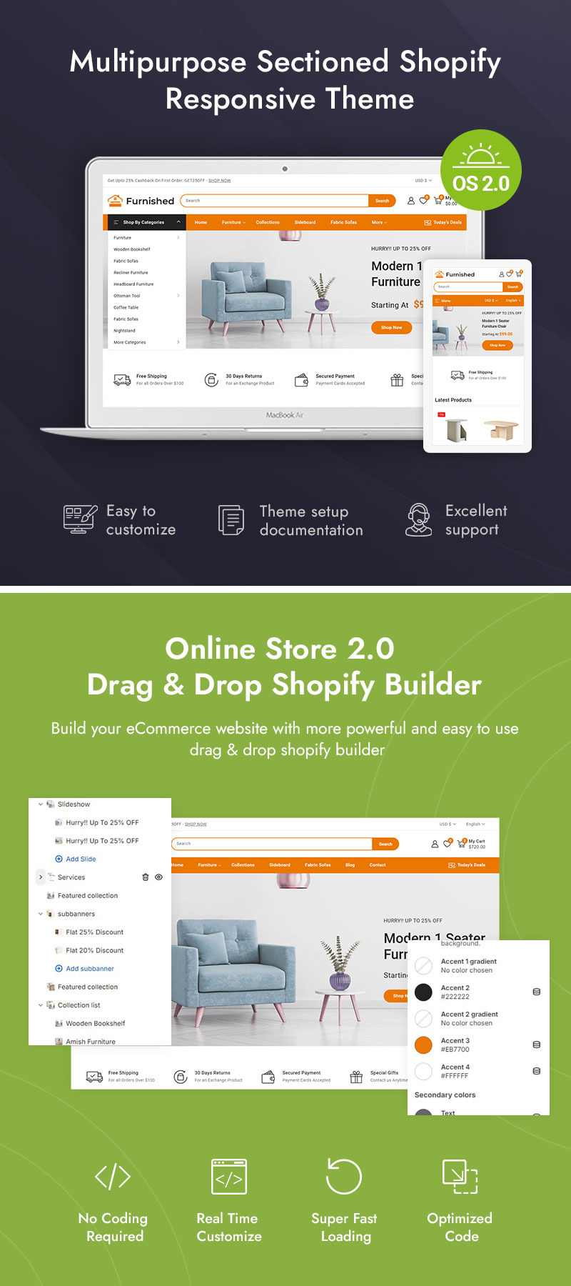 Furnished - Furniture & Interior Decor Store Shopify 2.0 Responsive Theme - Features Image 1