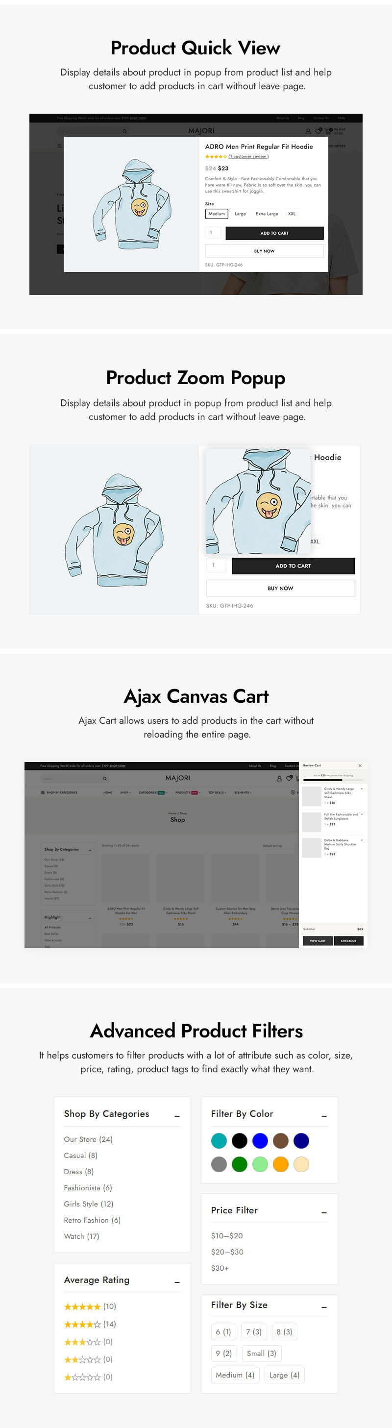 Zapnuto/Vypnuto - Obchod s osvětlením a bytovými dekoracemi Elementor WooCommerce Responzivní šablona - Features Image 7