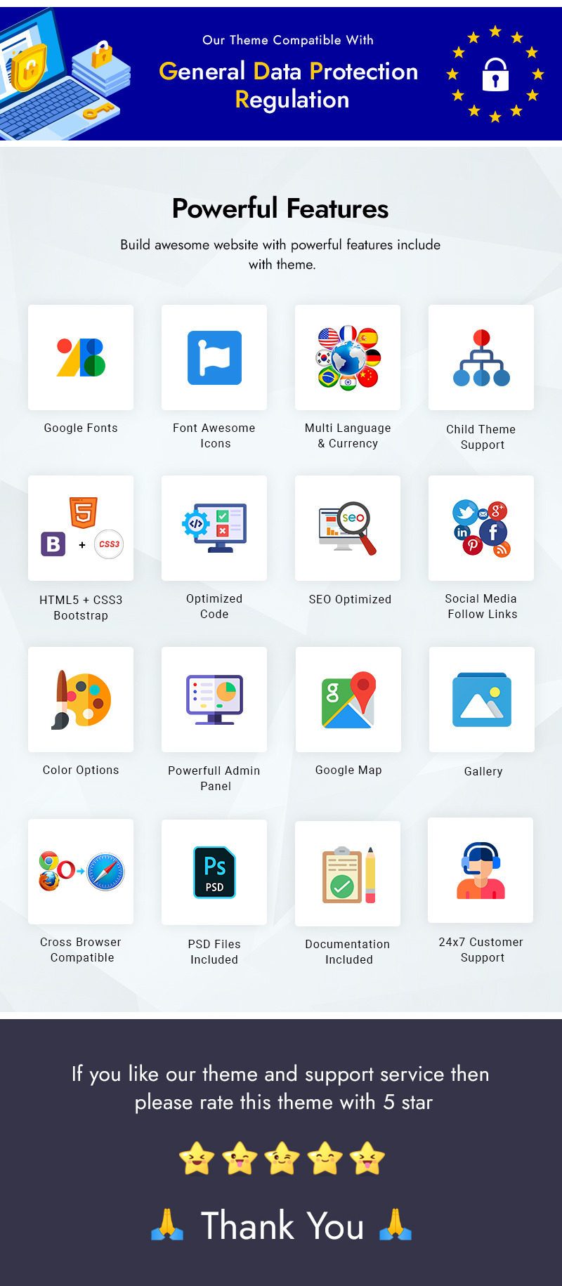 Glassey - Glasögon- och glasögonbutik Prestashop Responsive Theme - Features Image 5