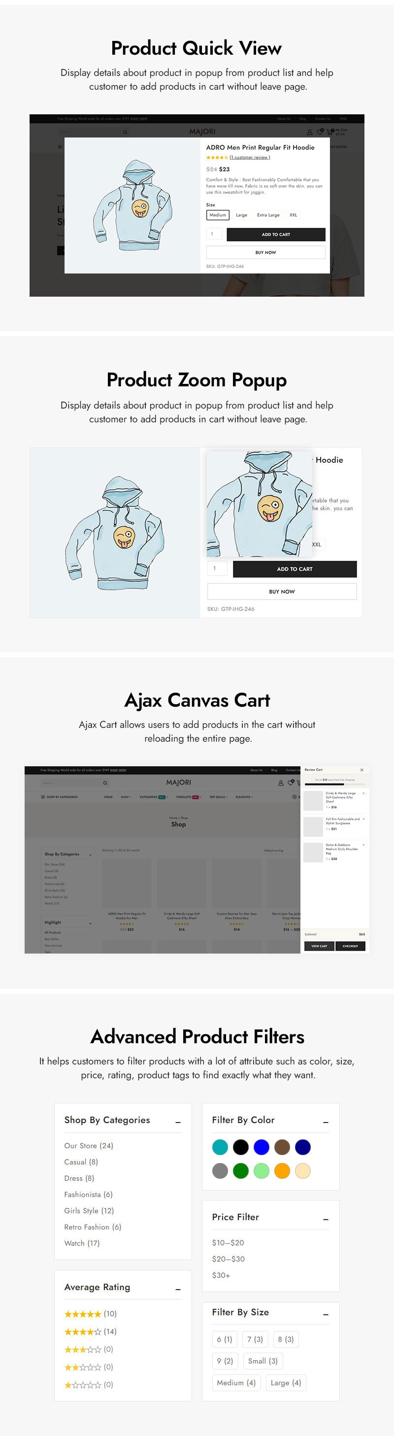 Hairlook - Tema reattivo Elementor Wordpress per parrucchieri e saloni di bellezza - Caratteristiche Immagine 7