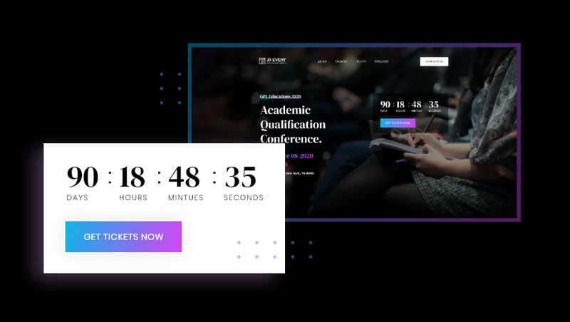 JD Event – Responsive Event Website Joomla Template - Features Image 1