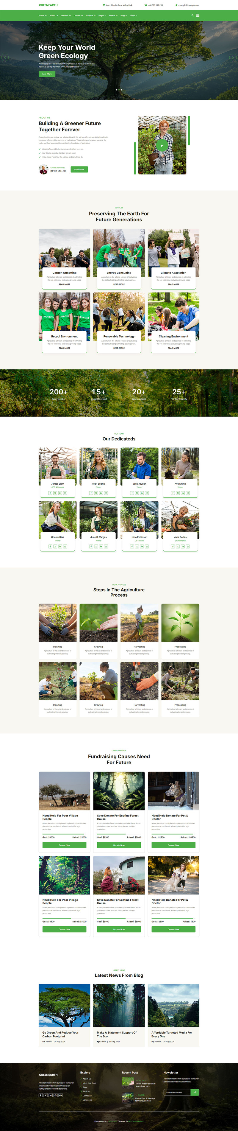 GreenEarth - Boomplantage, Responsieve HTML-sjabloon voor milieu-ecologie - Features Image 2