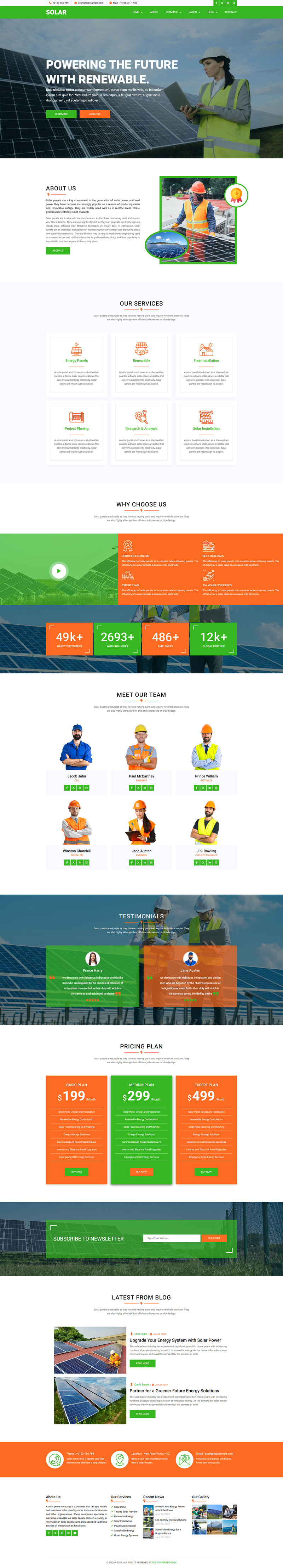 太阳能 - 生态与太阳能 HTML 模板 - Features Image 2