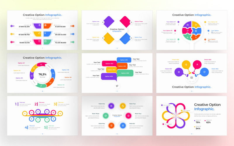 Creative Option PowerPoint Infographic Template - Features Image 2