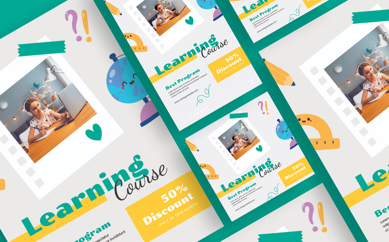 Best Program Learning Course Flyer Template - Features Image 2