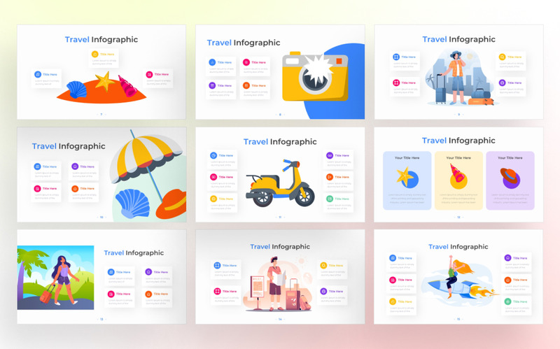 Travel PowerPoint Infographic Template - Features Image 2