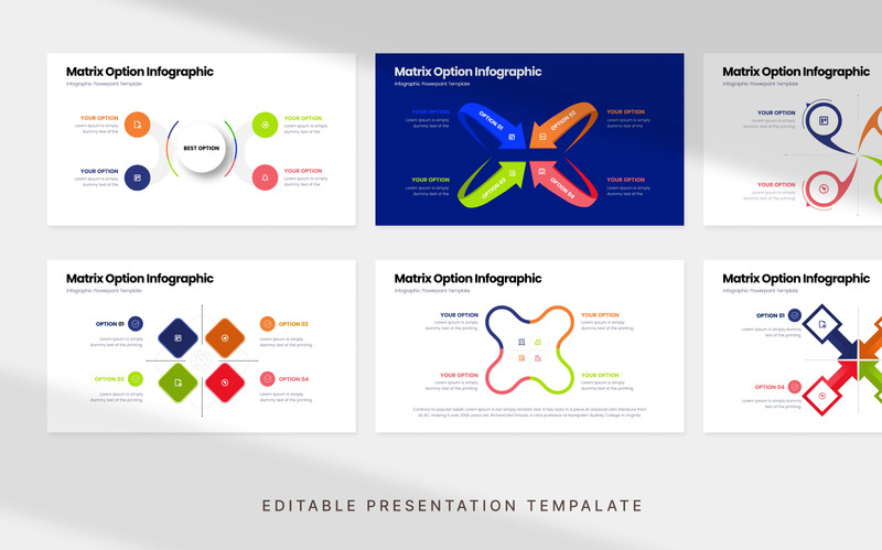 Matrix Option Infographic presentationsmall - Features Image 1