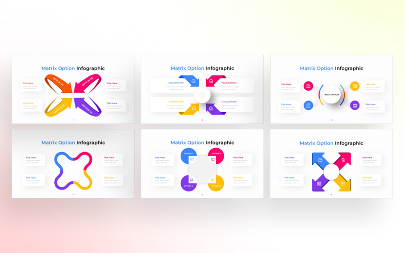 Matrix PowerPoint Infographic Template - Features Image 1