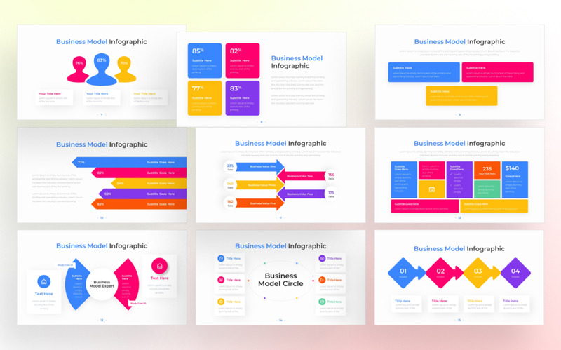 Business Model PowerPoint Infographic Template - Features Image 2